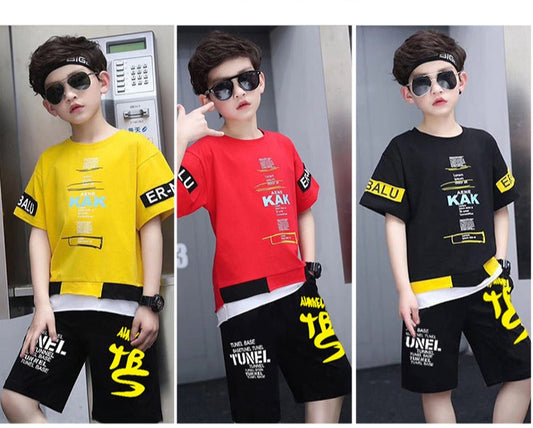 AO0402-18 طقم سبورت (شورت + بلوزة)