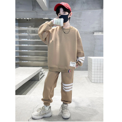 WZ261124-44 بدلة رياضية قطنية ربيعي خريفي قطعتين ( بلوزة + بنطلون)