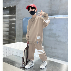 WZ261124-44 بدلة رياضية قطنية ربيعي خريفي قطعتين ( بلوزة + بنطلون)