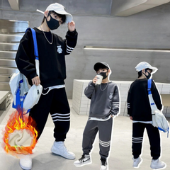 WZ261124-11 ترينج شتوي مبطن فرو تقيل قطعتين ( بلوزة + بنطلون)