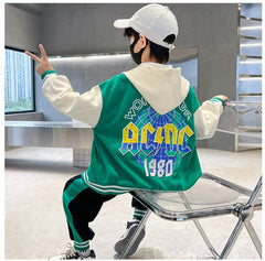 AO0508-06 طقم سبورت قطن قطعتين ( جكيت + بنطلون)