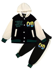 AO0508-06 طقم سبورت قطن قطعتين ( جكيت + بنطلون)