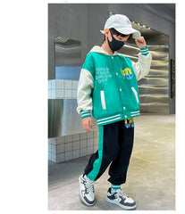 AO0508-06 طقم سبورت قطن قطعتين ( جكيت + بنطلون)