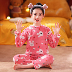 WJ-376 بجامة بناتي فرو ناعم غسيل ولبس جودة ممتازة