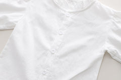 AO0508-34 طقم 3 قطع ( قميص + فست صوف+ بنطلون جينز ناعم)