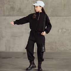 AO0508-212 طقم سبورت بناتي قطعتين ( بلوزة + بنطلون)