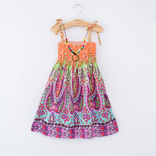 AO0507-22(5) فستان البحر صيفي مع سنسال