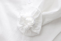 AO0508-34 طقم 3 قطع ( قميص + فست صوف+ بنطلون جينز ناعم)