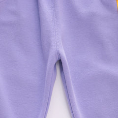 AO0508-72 طقم بناتي قطني قطعتين ( بلوزة + بنطلون )