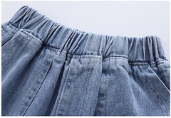 SS-2361B طقم ولادي قطعتين ( بلوزة قطنية + بنطلون جينز)