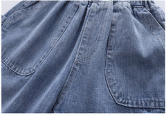 SS-2361B طقم ولادي قطعتين ( بلوزة قطنية + بنطلون جينز)