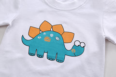 AO0508-75 طقم ولادي 3 قطع ( بلوزة قطنية + جكيت كتان + بنطلون جينز )