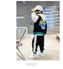 AO0508-06 طقم سبورت قطن قطعتين ( جكيت + بنطلون)