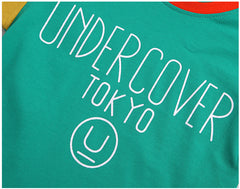 SS-2353B  طقم ولادي جينز بجي قطعتين ( بلوزة قطنية + شورت جينز طويل)