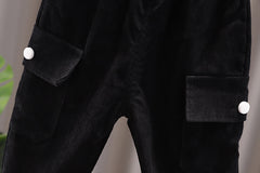 AO0508-107 طقم مخمل قطعتين ( جكيت + بنطلون)