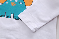 AO0508-75 طقم ولادي 3 قطع ( بلوزة قطنية + جكيت كتان + بنطلون جينز )