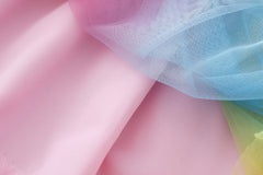 تنورة شيفون ملونة