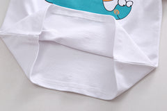 AO0508-75 طقم ولادي 3 قطع ( بلوزة قطنية + جكيت كتان + بنطلون جينز )