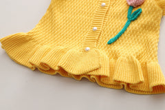 AO0508-34 طقم 3 قطع ( قميص + فست صوف+ بنطلون جينز ناعم)