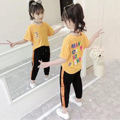 AO0402-68 طقم قطني مريح سبورت ( بلوزة قطنية + بنطلون قطني)