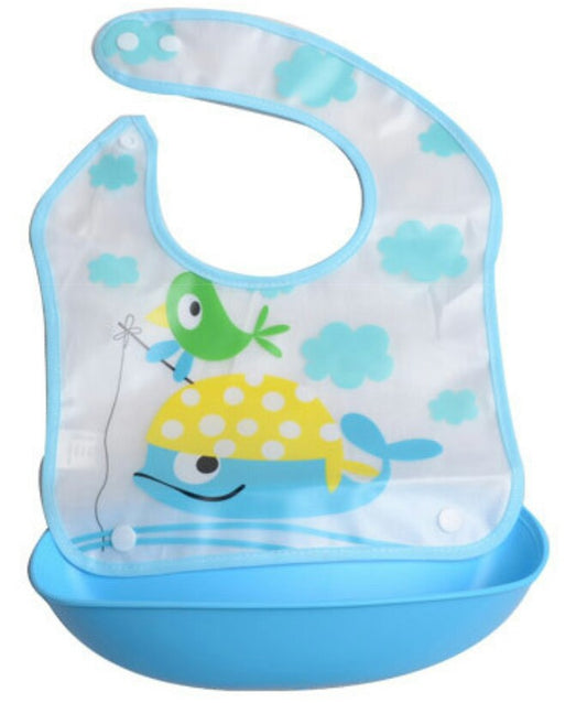 RM20072024-1 مريول أطفال مشمع مع جيب قابل للإزالة