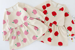 AM0918-01 فستان مع جكيت مبطن فرو بالكامل