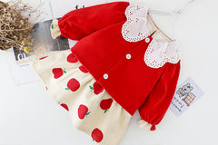 AM0918-01 فستان مع جكيت مبطن فرو بالكامل