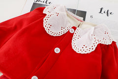 AM0918-01 فستان مع جكيت مبطن فرو بالكامل