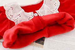 AM0918-01 فستان مع جكيت مبطن فرو بالكامل