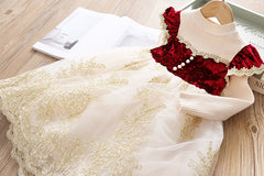 SA-013 فستان الاميرة خريفي شتوي