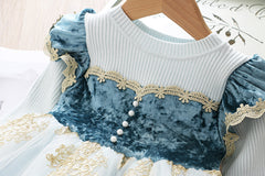 SA-013 فستان الاميرة خريفي شتوي