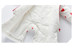 SA-009 أفرهول بناتي بديل كبود شتوي تقيل مبطن فرو بالكامل