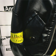 SA-019 طقم فخم 3 قطع ( جكيت جلد + بلوزة قطنية + بنطلون )