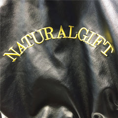 SA-019 طقم فخم 3 قطع ( جكيت جلد + بلوزة قطنية + بنطلون )