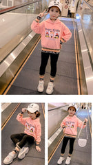 AO1023-50 طقم سبورت قطني ( بلوزه + بنطلون)