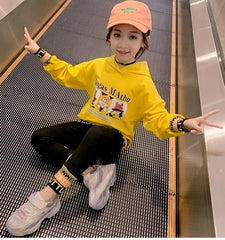 AO1023-50 طقم سبورت قطني ( بلوزه + بنطلون)