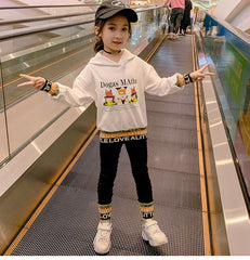 AO1023-50 طقم سبورت قطني ( بلوزه + بنطلون)