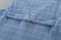 AO1023-14 طقم بدلة 4 قطع( بلوزة + بنطلون + فست+ ببيونة)