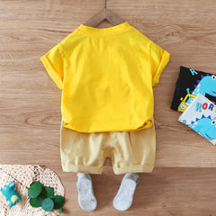 AO0111-09 طقم قطعتين ( بلوزة قطنية + شورت كتان ناعم)