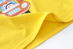 AO0111-09 طقم قطعتين ( بلوزة قطنية + شورت كتان ناعم)