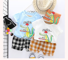 AO0111-11 طقم قطعتين ( بلوزة + شورت)