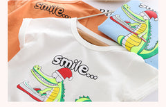 AO0111-11 طقم قطعتين ( بلوزة + شورت)