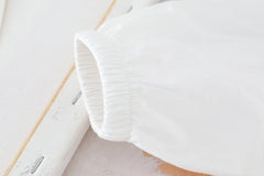 AO0111-22 طقم 3 قطع ( بلوزة مع قبة + فست + بنطلون جينز ناعم )