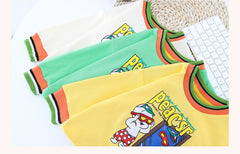 AO0111-04 طقم جينز قطعتين ( بلوزة قطنية + بنطلون جينز )