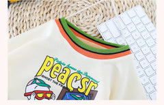 AO0111-04 طقم جينز قطعتين ( بلوزة قطنية + بنطلون جينز )