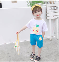 AO0304-85 طقم سبورت بناتي قطعتين ( بلوزة + بنطلون )