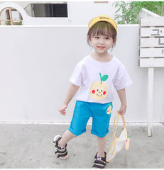 AO0304-85 طقم سبورت بناتي قطعتين ( بلوزة + بنطلون )