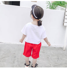 AO0304-85 طقم سبورت بناتي قطعتين ( بلوزة + بنطلون )