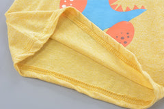 SA-033 طقم ولادي قطني قطعتين ( بلوزة + شورت)