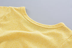 SA-033 طقم ولادي قطني قطعتين ( بلوزة + شورت)